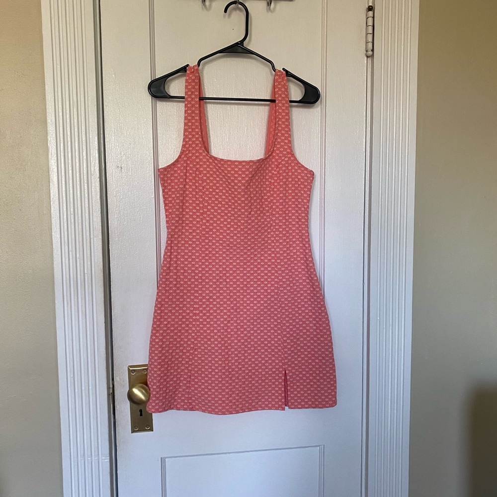 NWT UO Folly Fitted Notched Mini Dress - Picture 3 of 5
